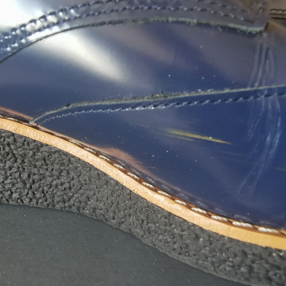 Rebecca Minkoff Navy Blue Patent Loafers - Picture 11 of 11